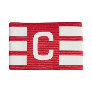 Opaska kapitana adidas Tiro L AB czerwono-biała KD4250 Dorośli M/L Adidas teamwear
