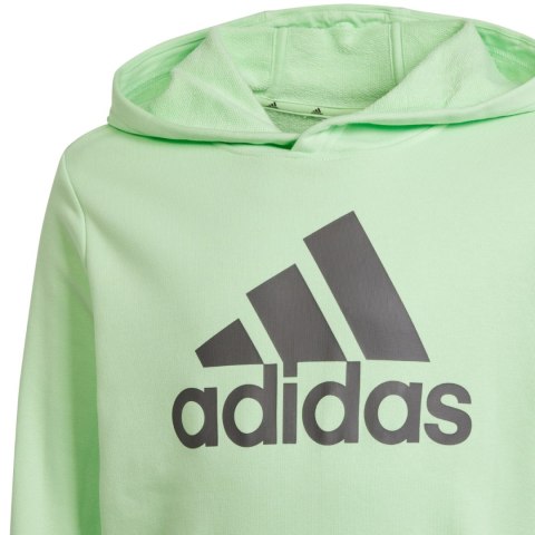 Bluza dla dzieci adidas Big Logo Essentials Cotton Hoodie jasnozielona IS2591 Adidas Bluza dla dzieci adidas Big Logo Essentials Cotton Hoodie jasnozielona IS2591 Adidas