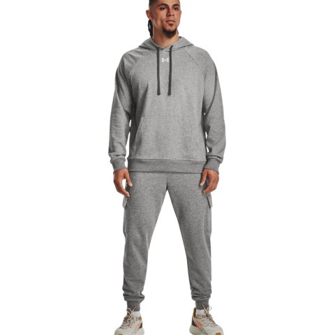Bluza męska Under Armour Rival Fleece Hoodie szara 1379757 025 Under Armour Bluza męska Under Armour Rival Fleece Hoodie szara 1379757 025 Under Armour
