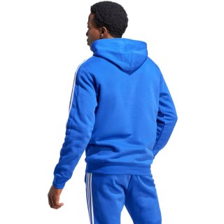 Bluza męska adidas Essentials Fleece 3-Stripes Hoodie niebieska IJ8934 Adidas