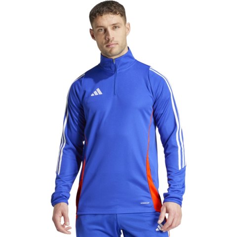 Bluza męska adidas Tiro 24 Training Top niebieska JE1993 Adidas teamwear Bluza męska adidas Tiro 24 Training Top niebieska JE1993 Adidas teamwear