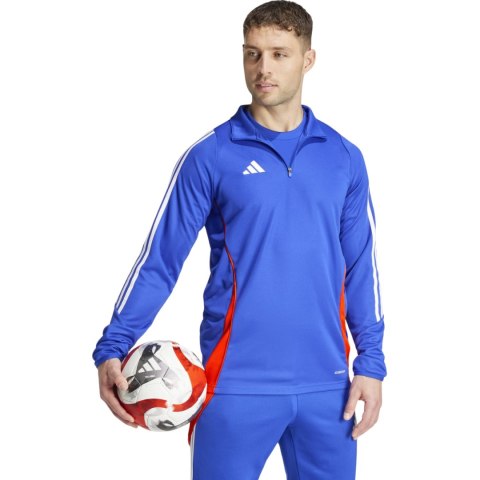 Bluza męska adidas Tiro 24 Training Top niebieska JE1993 Adidas teamwear Bluza męska adidas Tiro 24 Training Top niebieska JE1993 Adidas teamwear