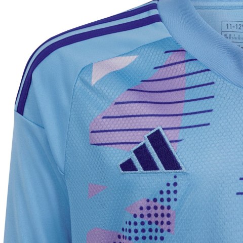 Koszulka bramkarska dla dzieci adidas Tiro 24 Competition Long Sleeve Goalkeeper niebieska IN0434 Adidas teamwear Koszulka bramkarska dla dzieci adidas Tiro 24 Competition Long Sleeve Goalkeeper niebieska IN0434 Adidas teamwear