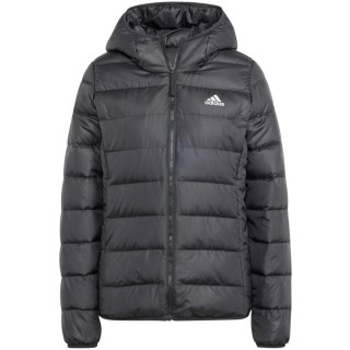 Kurtka damska adidas Essentials Light Down Hooded czarna HZ5724 Adidas