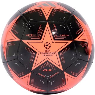 Piłka nożna adidas UCL Club czarno-pomarańczowa IX4064 Adidas teamwear