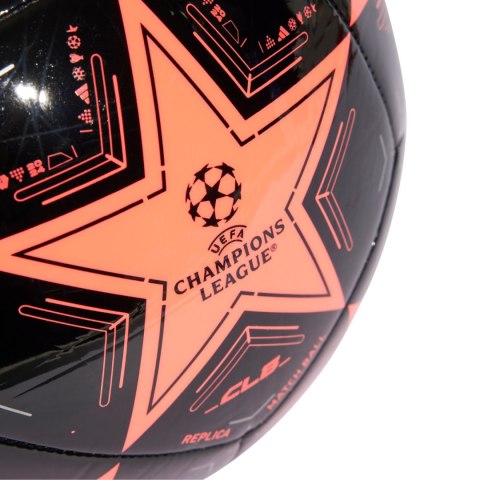 Piłka nożna adidas UCL Club czarno-pomarańczowa IX4064 Adidas teamwear