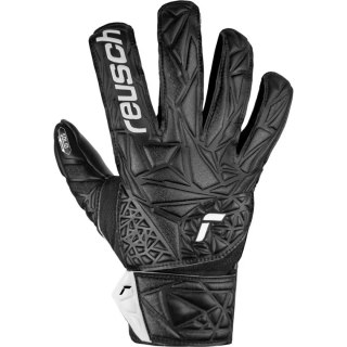 Rękawice bramkarskie Reusch Attrakt Staster Solid Finger Support Junior czarne 5472511 7700 Reusch