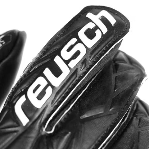 Rękawice bramkarskie Reusch Attrakt Staster Solid Finger Support Junior czarne 5472511 7700 Reusch