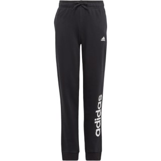 Spodnie dla dzieci adidas Essentials Linear Logo czarne IB8907 Adidas