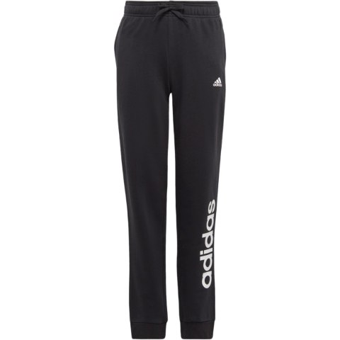 Spodnie dla dzieci adidas Essentials Linear Logo czarne IB8907 Adidas