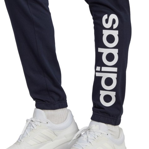 Spodnie męskie adidas Essentials Single Jersey Tapered Elasticized Cuff Logo granatowe IC0056 Adidas Spodnie męskie adidas Essentials Single Jersey Tapered Elasticized Cuff Logo granatowe IC0056 Adidas