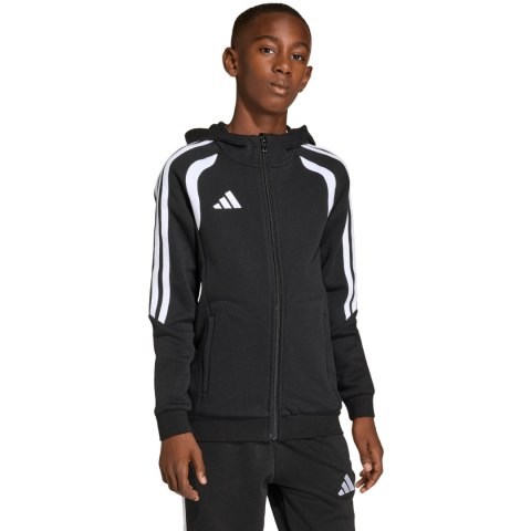 Bluza dla dzieci adidas Tiro 26 League Sweat Full Zip Hoodie czarna KF3324 128cm Adidas teamwear