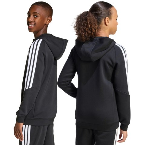 Bluza dla dzieci adidas Tiro 26 League Sweat Full Zip Hoodie czarna KF3324 140cm Adidas teamwear