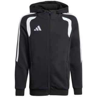Bluza dla dzieci adidas Tiro 26 League Sweat Full Zip Hoodie czarna KF3324 164cm Adidas teamwear