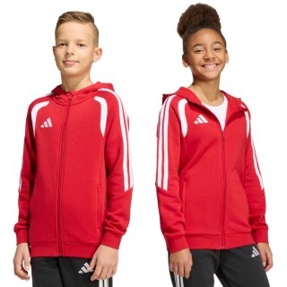 Bluza dla dzieci adidas Tiro 26 League Sweat Full Zip Hoodie czerwona KF9101 116cm Adidas teamwear