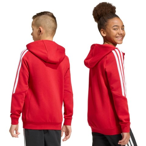 Bluza dla dzieci adidas Tiro 26 League Sweat Full Zip Hoodie czerwona KF9101 116cm Adidas teamwear