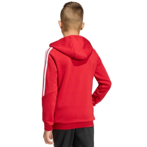 Bluza dla dzieci adidas Tiro 26 League Sweat Full Zip Hoodie czerwona KF9101 140cm Adidas teamwear