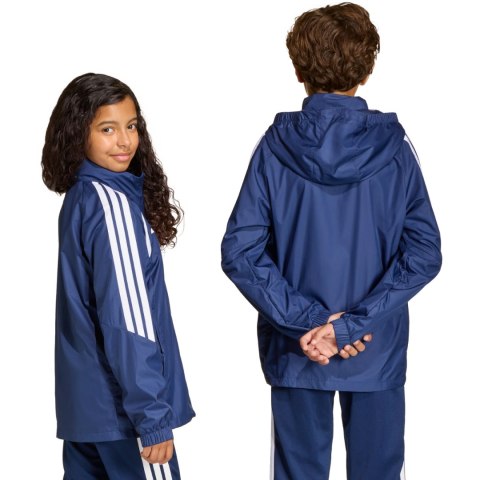Kurtka dla dzieci adidas Tiro 26 League Windbreaker granatowa JY9725 116cm Adidas teamwear
