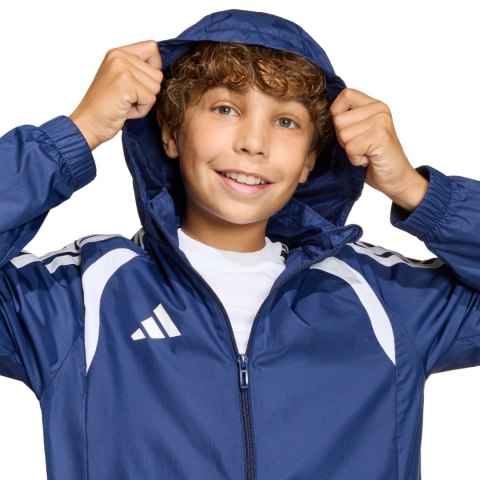 Kurtka dla dzieci adidas Tiro 26 League Windbreaker granatowa JY9725 128cm Adidas teamwear