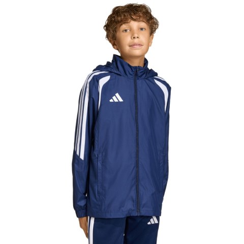 Kurtka dla dzieci adidas Tiro 26 League Windbreaker granatowa JY9725 152cm Adidas teamwear