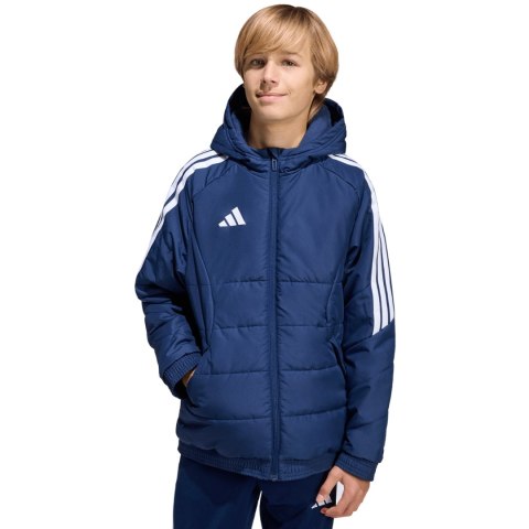 Kurtka dla dzieci adidas Tiro 26 Winter granatowa KA8026 116cm Adidas teamwear