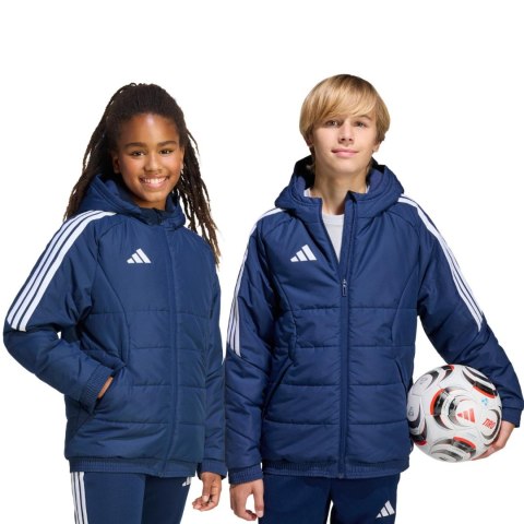 Kurtka dla dzieci adidas Tiro 26 Winter granatowa KA8026 140cm Adidas teamwear