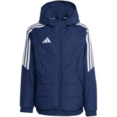 Kurtka dla dzieci adidas Tiro 26 Winter granatowa KA8026 140cm Adidas teamwear