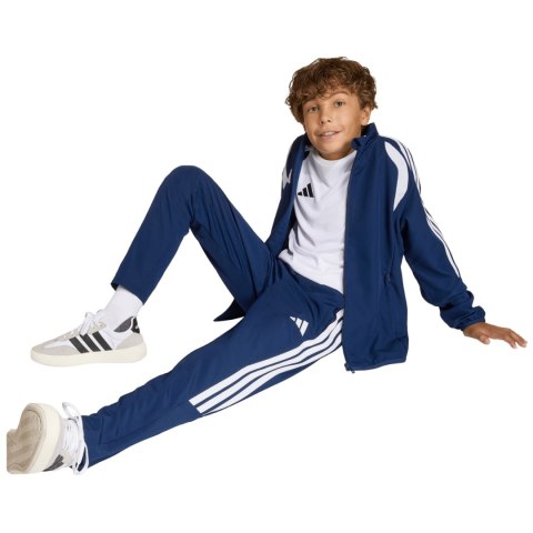Spodnie dla dzieci adidas Tiro 26 League Presentation granatowe JZ9052 152cm Adidas teamwear