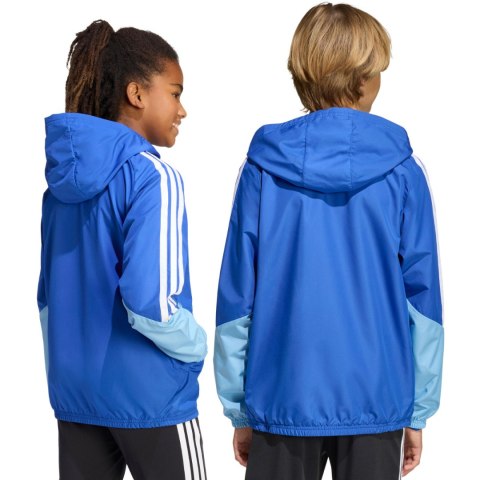 Kurtka dla dzieci adidas Tiro 26 Competition All Weather niebieska KB0157 116cm Adidas teamwear