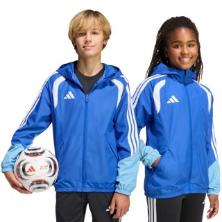 Kurtka dla dzieci adidas Tiro 26 Competition All Weather niebieska KB0157 164cm Adidas teamwear