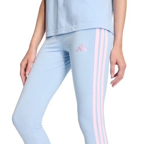 Legginsy damskie adidas Essentials 3-Stripes Cotton błękitne KD2352 XL Adidas