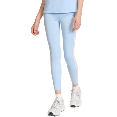 Legginsy damskie adidas Essentials 3-Stripes Cotton błękitne KD2352 M Adidas