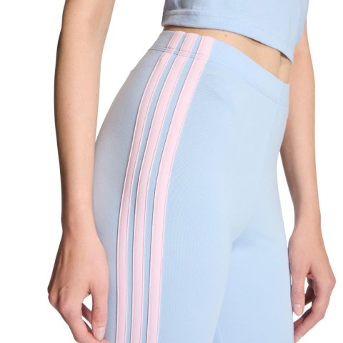 Legginsy damskie adidas Essentials 3-Stripes Cotton błękitne KD2352 M Adidas