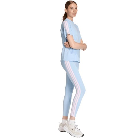 Legginsy damskie adidas Essentials 3-Stripes Cotton błękitne KD2352 M Adidas