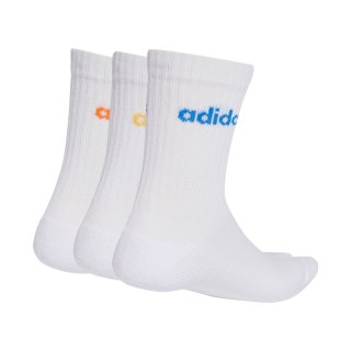 Skarpety adidas Linear Crew Cushioned Socks 3 Pairs białe KD1717 43-45 Adidas