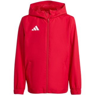 Kurtka dla dzieci adidas Entrada 26 All Weather czerwona JZ9105 140cm Adidas teamwear