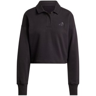 Bluza damska adidas ALL SZN French Terry Polo czarna IX3806 Adidas