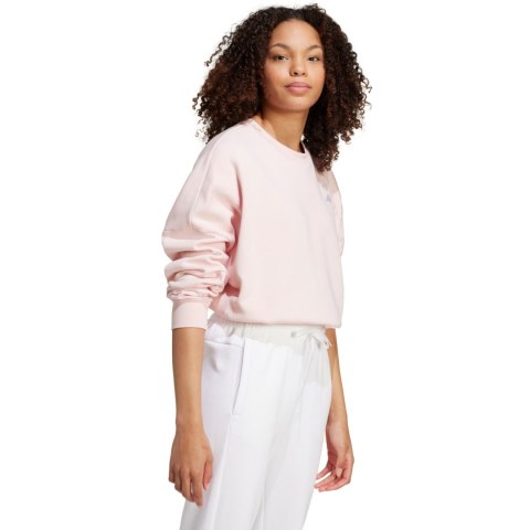 Bluza damska adidas Essentials Small Logo Feel Cozy jasnoróżowa IX7954 Adidas Bluza damska adidas Essentials Small Logo Feel Cozy jasnoróżowa IX7954 Adidas
