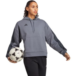 Bluza damska adidas Tiro 23 Competition Cotton Hoodie szara IC4618 Adidas teamwear