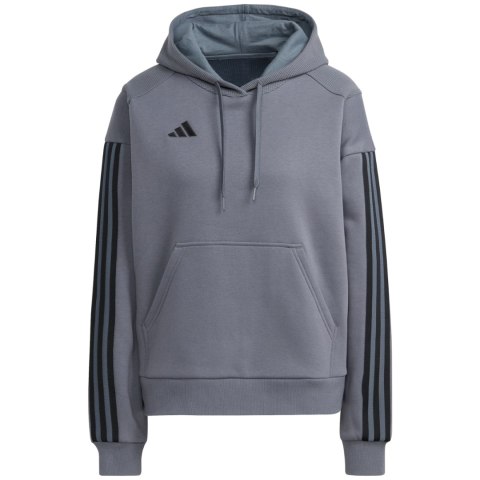 Bluza damska adidas Tiro 23 Competition Cotton Hoodie szara IC4618 Adidas teamwear Bluza damska adidas Tiro 23 Competition Cotton Hoodie szara IC4618 Adidas teamwear