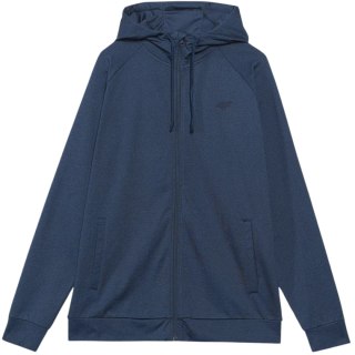 Bluza męska 4F M404 granat melanż 4FWAW24TFSWM404 31M 4F