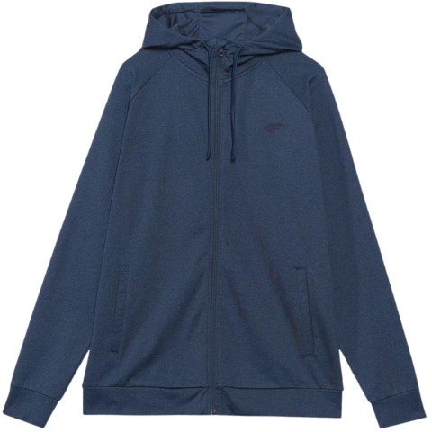 Bluza męska 4F M404 granat melanż 4FWAW24TFSWM404 31M 4F Bluza męska 4F M404 granat melanż 4FWAW24TFSWM404 31M 4F