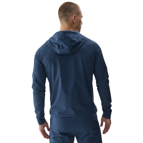 Bluza męska 4F M404 granat melanż 4FWAW24TFSWM404 31M 4F Bluza męska 4F M404 granat melanż 4FWAW24TFSWM404 31M 4F