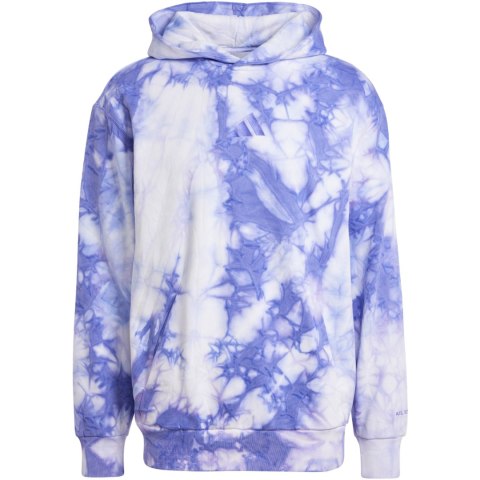 Bluza męska adidas ALL SZN Fleece Washed Hoodie niebiesko-biała IY6591 Adidas Bluza męska adidas ALL SZN Fleece Washed Hoodie niebiesko-biała IY6591 Adidas