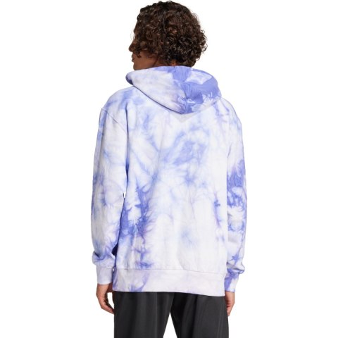 Bluza męska adidas ALL SZN Fleece Washed Hoodie niebiesko-biała IY6591 Adidas Bluza męska adidas ALL SZN Fleece Washed Hoodie niebiesko-biała IY6591 Adidas