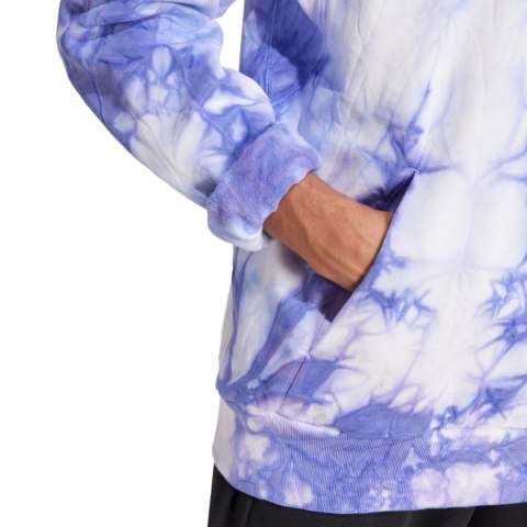 Bluza męska adidas ALL SZN Fleece Washed Hoodie niebiesko-biała IY6591 Adidas Bluza męska adidas ALL SZN Fleece Washed Hoodie niebiesko-biała IY6591 Adidas