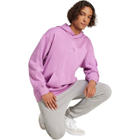 Bluza męska adidas ALL SZN French Terry Hoodie fioletowa IY4160 Adidas Bluza męska adidas ALL SZN French Terry Hoodie fioletowa IY4160 Adidas