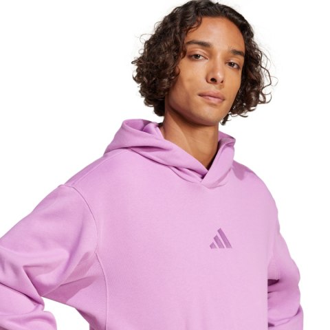 Bluza męska adidas ALL SZN French Terry Hoodie fioletowa IY4160 Adidas Bluza męska adidas ALL SZN French Terry Hoodie fioletowa IY4160 Adidas