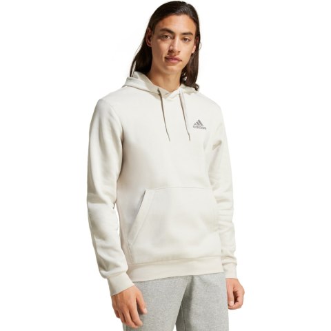 Bluza męska adidas Essentials Fleece Hoodie beżowa IZ4760 Adidas Bluza męska adidas Essentials Fleece Hoodie beżowa IZ4760 Adidas