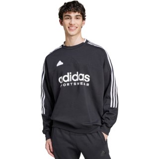Bluza męska adidas House of Tiro Fleece czarno-biała IW0172 Adidas